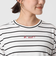 ＜To b. by agnes b.コラボ＞ロゴ ショートスリーブ Tシャツ ボーダー