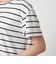 ＜To b. by agnes b.コラボ＞ロゴ ショートスリーブ Tシャツ ボーダー
