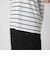＜To b. by agnes b.コラボ＞ロゴ ショートスリーブ Tシャツ ボーダー