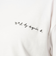 ＜To b. by agnes b.コラボ＞ロゴ ロングスリーブ Tシャツ