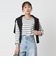 ＜To b. by agnes b.コラボ＞ロゴ ロングスリーブ Tシャツ ボーダー