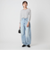 ＜To b. by agnes b.コラボ＞ロゴ ロングスリーブ Tシャツ ボーダー