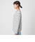 ＜To b. by agnes b.コラボ＞ロゴ ロングスリーブ Tシャツ ボーダー