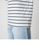 ＜To b. by agnes b.コラボ＞ロゴ ロングスリーブ Tシャツ ボーダー