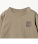 ＜THE NORTH FACE＞ロングスリーブ スモールスクエア ロゴティー / キッズ  110cm-120cm