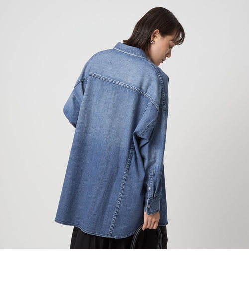 グリーンレーベルリラクシング　Healthy DENIM デニムシャツ 別注】＜HEALTHY DENIM＞Almond デニム シャツ｜グリーン