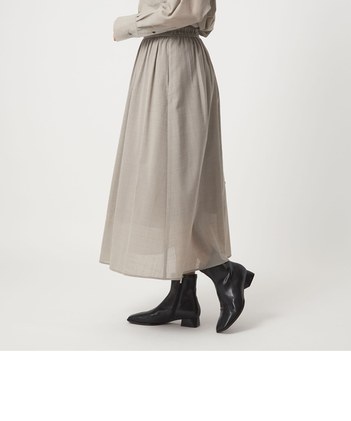 かぐれ ウォッシャブルウールギャザースカート