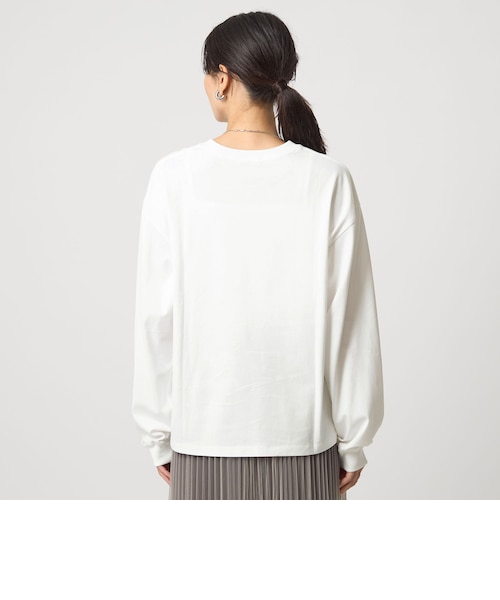 ロゴ ロングスリーブ Tシャツ｜グリーンレーベル リラクシングの通販