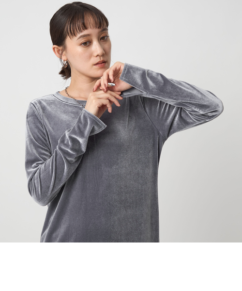 ベロア ワンピース｜グリーンレーベル リラクシングの通販｜&mall