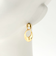 Wオーバルリング ピアス