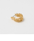 ギザギザ フープピアス