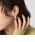 プレート フープ イヤリング