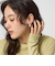 プレート フープ イヤリング