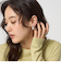 プレート フープ イヤリング