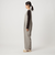 ［size SHORT/TALLあり］ツイードライク キーネック オールインワン