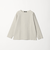 KIVANC ノーカラー 長袖 Tシャツ -ストレッチ-