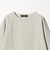 KIVANC ノーカラー 長袖 Tシャツ -ストレッチ-