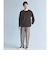 KIVANC ノーカラー 長袖 Tシャツ -ストレッチ-
