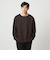 KIVANC ノーカラー 長袖 Tシャツ -ストレッチ-