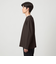 KIVANC ノーカラー 長袖 Tシャツ -ストレッチ-