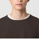 KIVANC ノーカラー 長袖 Tシャツ -ストレッチ-