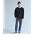 KIVANC ノーカラー 長袖 Tシャツ -ストレッチ-