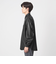 レザーライク ジャストルーズ シャツ