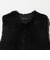 ＜VINCENT PRADIER＞フェイクファー ベスト