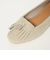 【WEB限定】キルトタッセル フラットシューズ 撥水