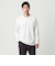 LONG FIBER COTTON クリア クルーネック 長袖 Tシャツ