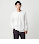 LONG FIBER COTTON クリア クルーネック 長袖 Tシャツ