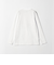 LONG FIBER COTTON クリア クルーネック 長袖 Tシャツ
