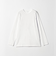 LONG FIBER COTTON クリア クルーネック 長袖 Tシャツ