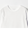 LONG FIBER COTTON クリア クルーネック 長袖 Tシャツ