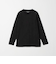 LONG FIBER COTTON クリア クルーネック 長袖 Tシャツ