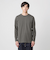LONG FIBER COTTON クリア クルーネック 長袖 Tシャツ