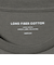LONG FIBER COTTON クリア クルーネック 長袖 Tシャツ