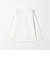 LONG FIBER COTTON クリア Vネック 長袖 Tシャツ