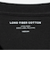 LONG FIBER COTTON クリア Vネック 長袖 Tシャツ