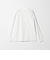 LONG FIBER COTTON クリア モックネック 長袖 Tシャツ