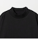 LONG FIBER COTTON クリア モックネック 長袖 Tシャツ