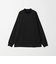 LONG FIBER COTTON クリア モックネック 長袖 Tシャツ