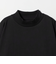 LONG FIBER COTTON クリア モックネック 長袖 Tシャツ