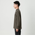 LONG FIBER COTTON クリア モックネック 長袖 Tシャツ