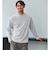 【WEB限定】JUST fit デイリーモック 長袖 Tシャツ -吸水速乾・抗菌-