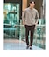 【WEB限定】JUST fit デイリーモック 長袖 Tシャツ -吸水速乾・抗菌-
