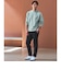【WEB限定】JUST fit デイリーモック 長袖 Tシャツ -吸水速乾・抗菌-