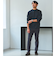 【WEB限定】JUST fit デイリーモック 長袖 Tシャツ -吸水速乾・抗菌-