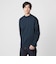 【WEB限定】JUST fit デイリーモック 長袖 Tシャツ -吸水速乾・抗菌-