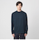 【WEB限定】JUST fit デイリーモック 長袖 Tシャツ -吸水速乾・抗菌-